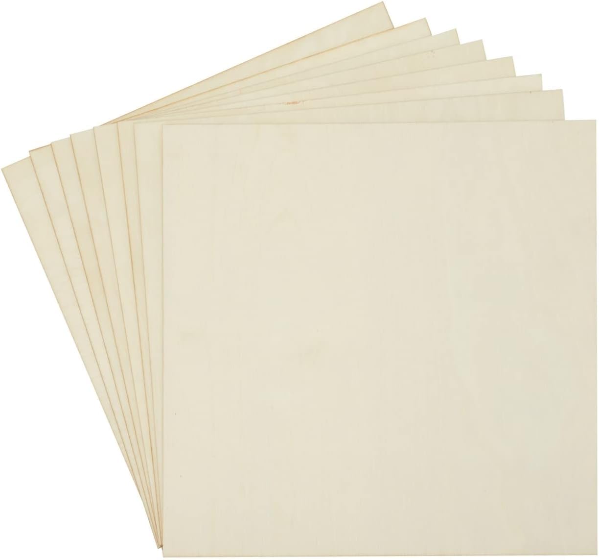 Stack of beige paper sheets on a white background