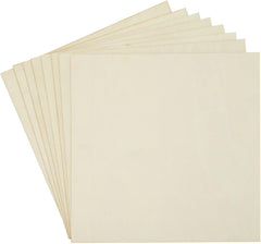 Stack of beige paper sheets on a white background