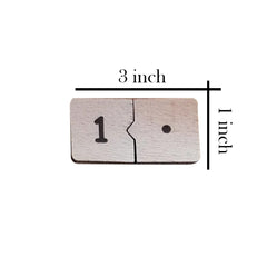 Cliths Montessori Wooden Puzzles Pack of 10 Educational Toys for Toddlers Learning Games Brain Teasers