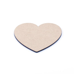 Cliths 16 Pcs Wooden Coasters MDF Blanks (Circle, Square, Hexagon, Heart) for DIY Painting & Crafts