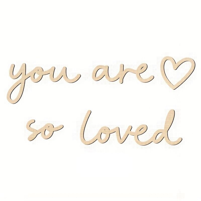 You Are So Loved Wooden Wall Sign