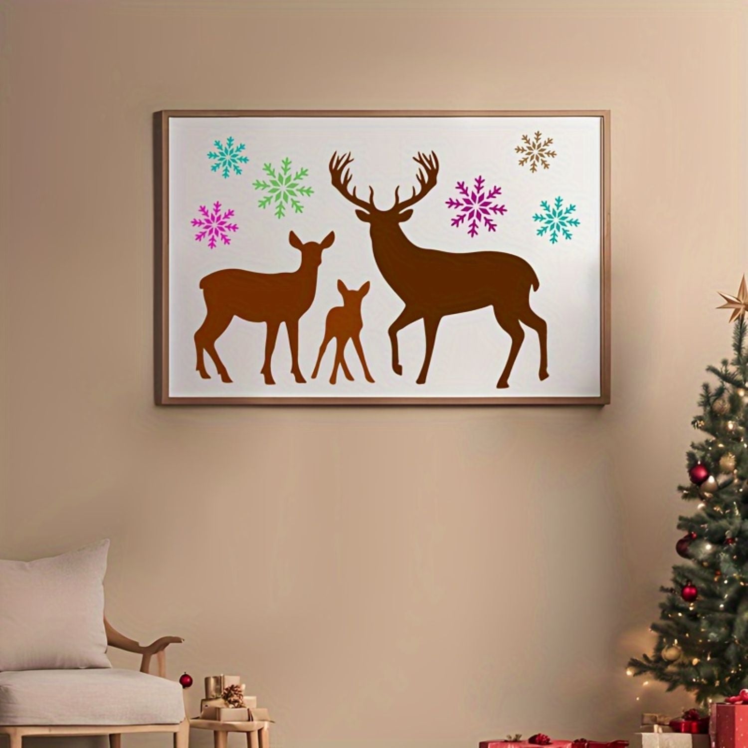 Large reusable painting stencil