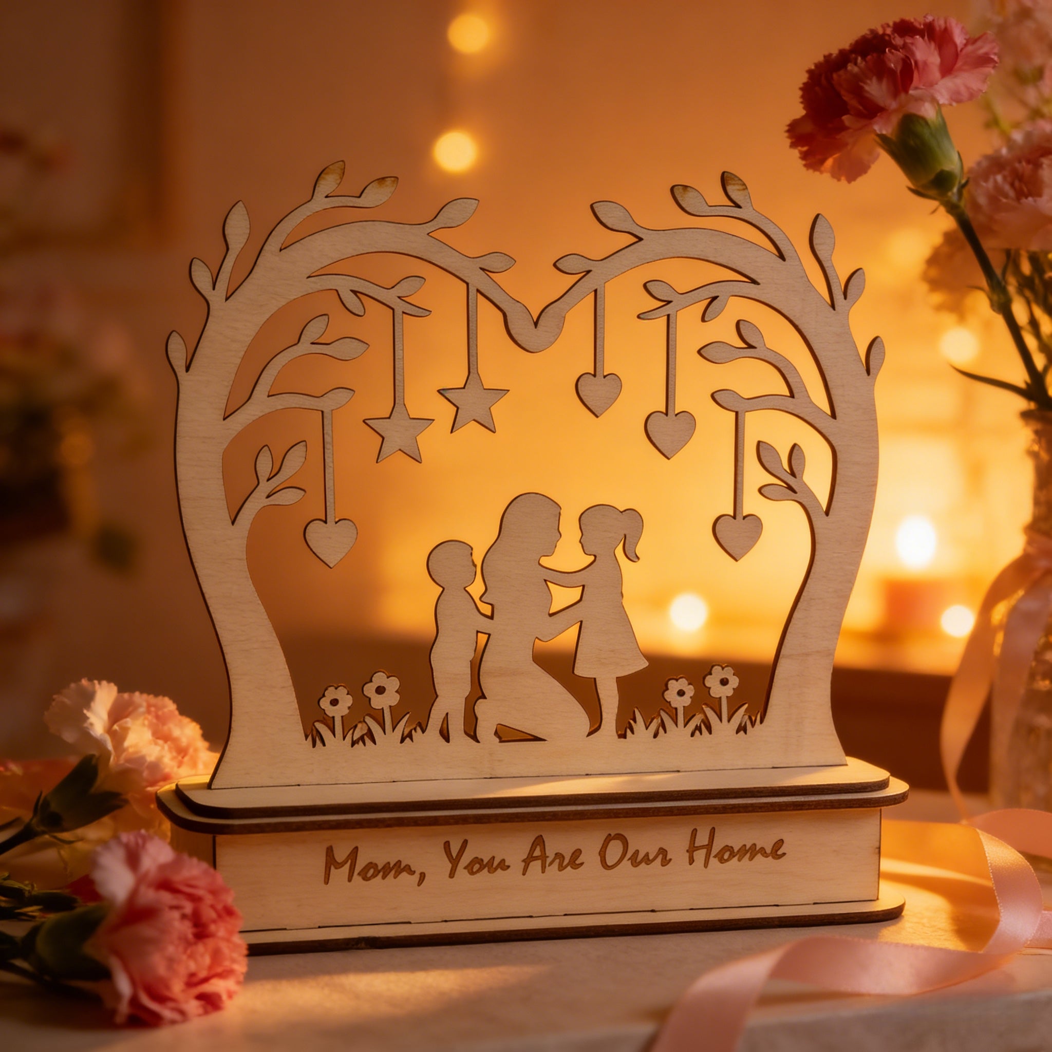 decorative tree centerpiece for mother living room table