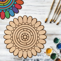 wooden rangoli craft cutouts for diwali home decoration
