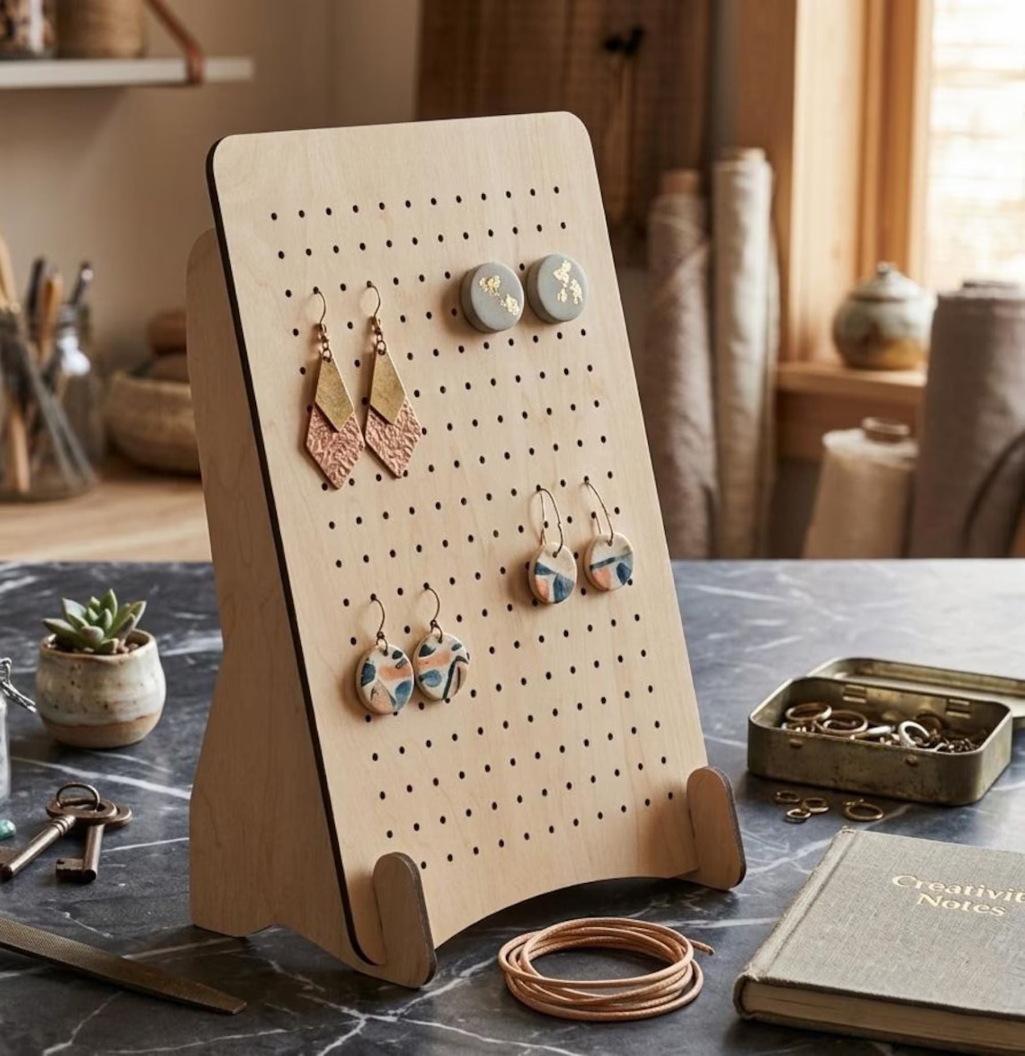 jewelry counter display stand