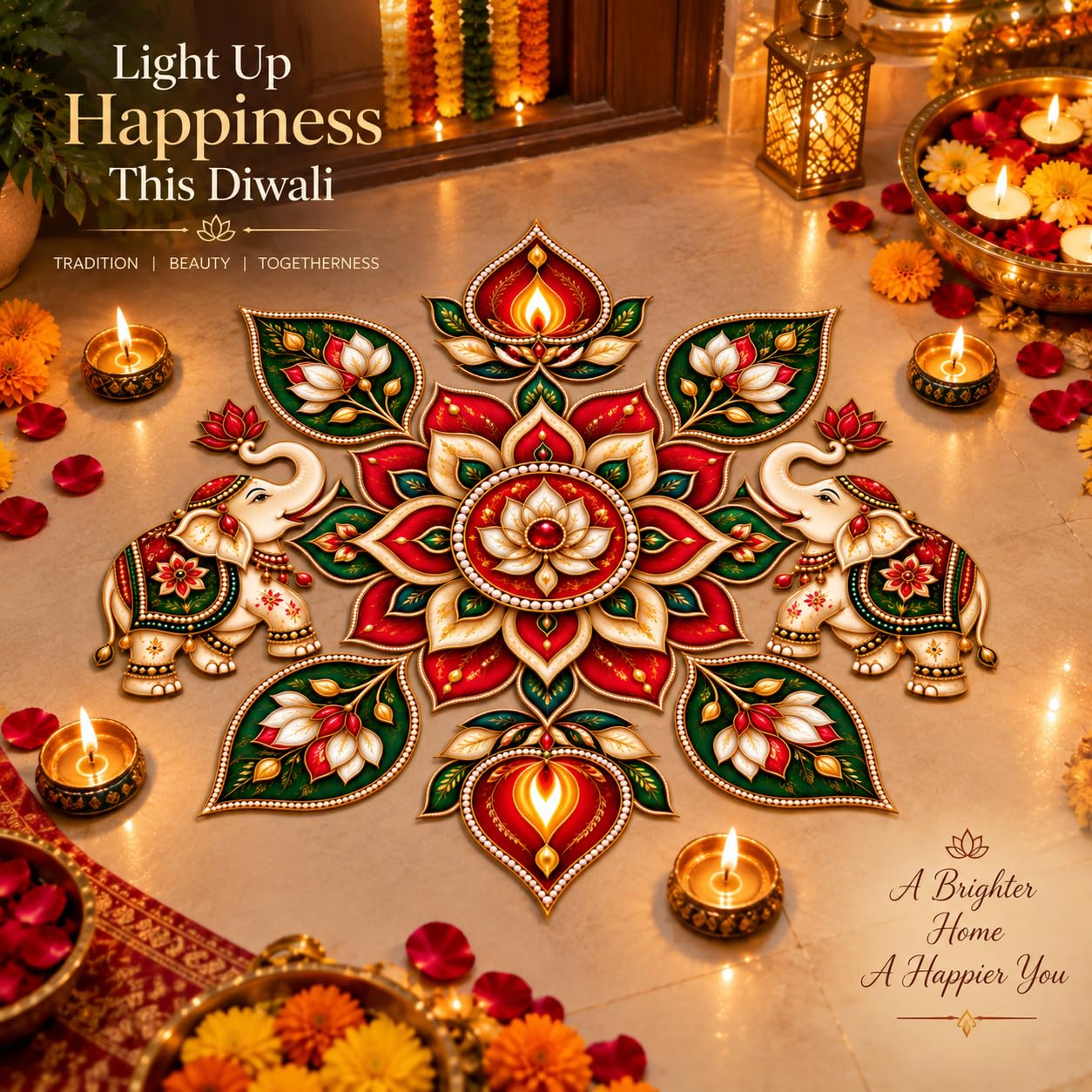 mandala rangoli for home entrance