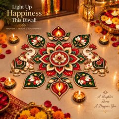 mandala rangoli for home entrance