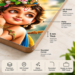 Bal Krishna wall decoration