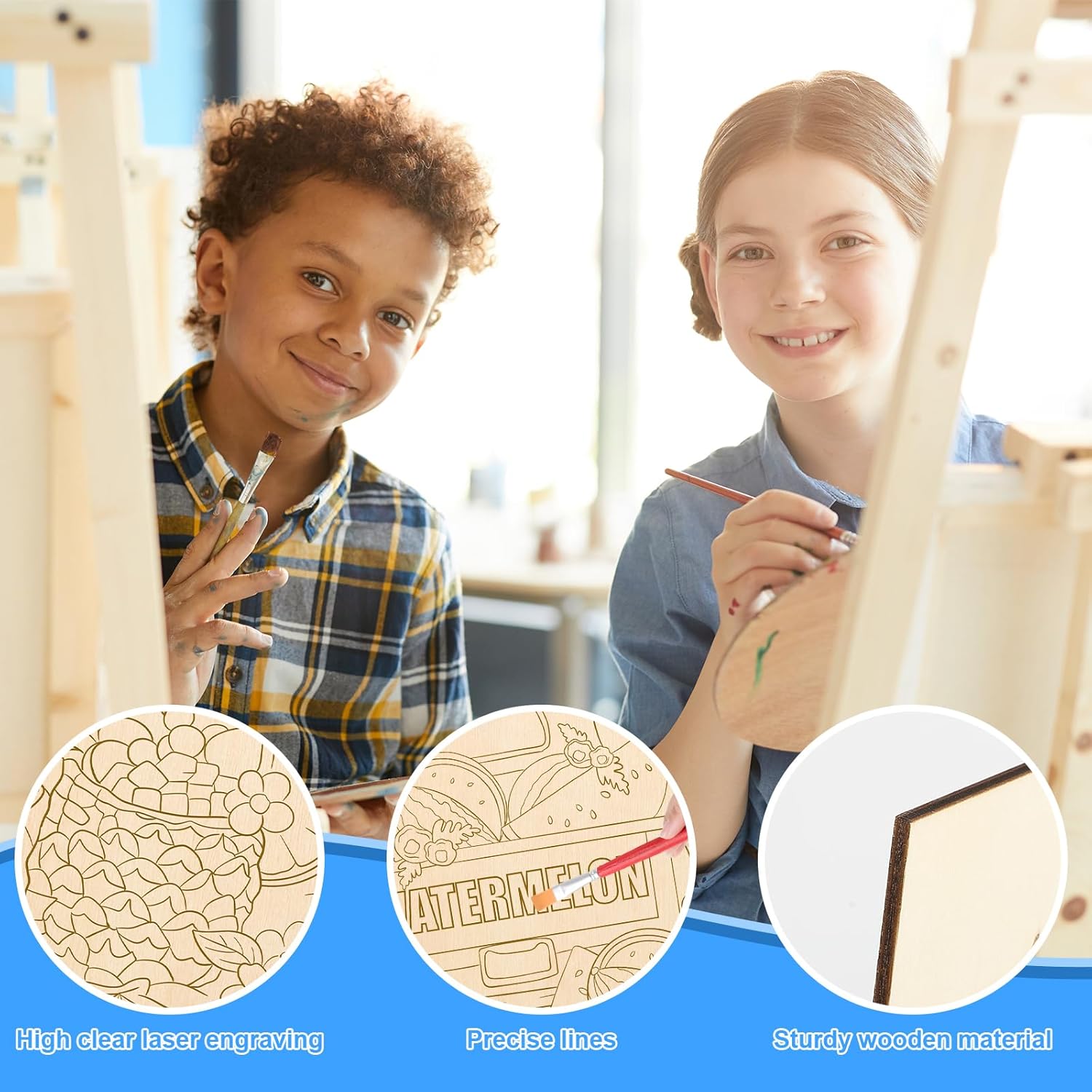 wood blanks for painting crafts