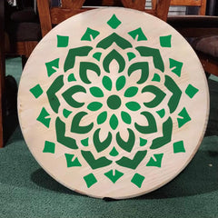 diya design stencil for diwali art and craft