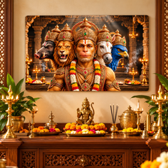 Panchmukhi Hanuman ji wall hanging