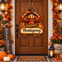 Thanksgiving turkey sign for wall