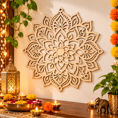 wooden rangoli craft blank
