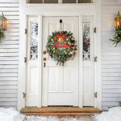 wreath shape wood base