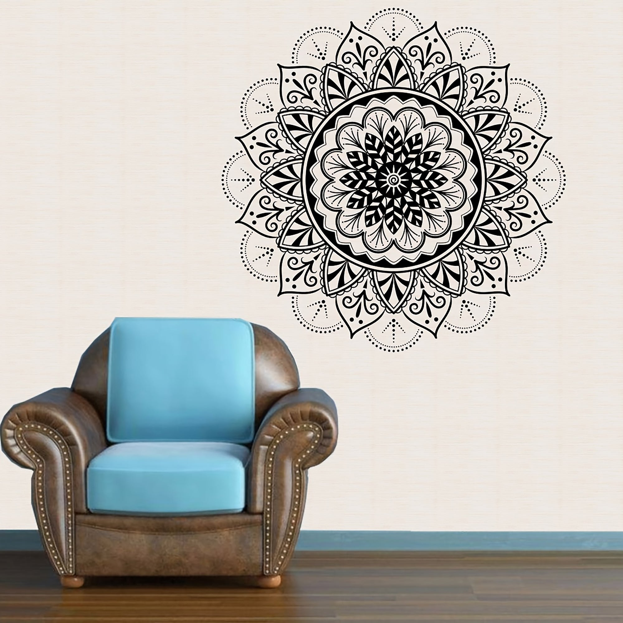 reusable mandala drawing template for scrapbook and card making