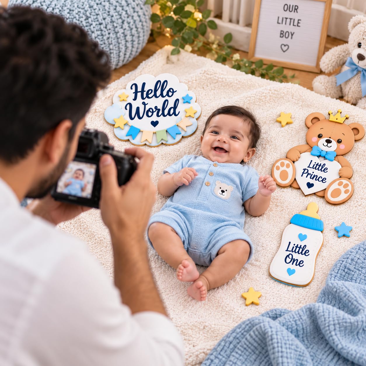 Baby photography decor props for newborn photoshoot