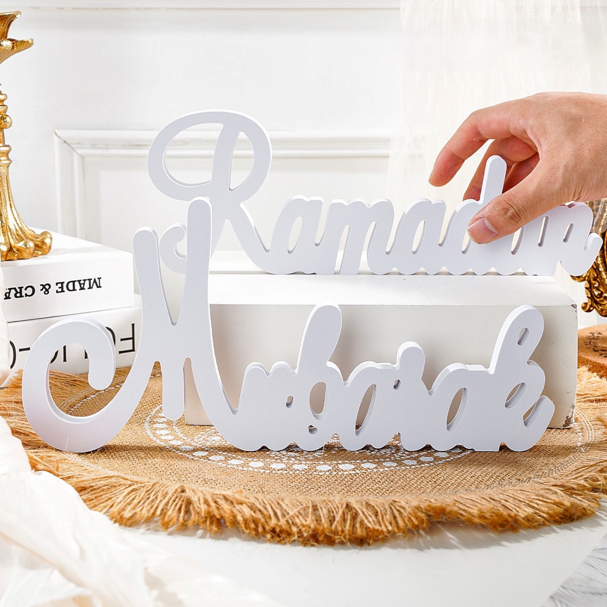 eid mubarak home decor letters