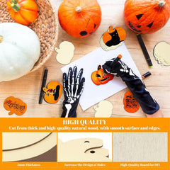 halloween craft wood base