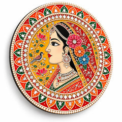 lightweight wooden mandala wall hanging