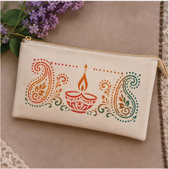 reusable diwali rangoli stencil for walls and canvas