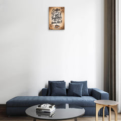 Coffee lover wall art gift