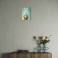 easter rabbit wall painting