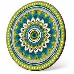 Round Mandala Wall Art for Pooja Room Decoration
