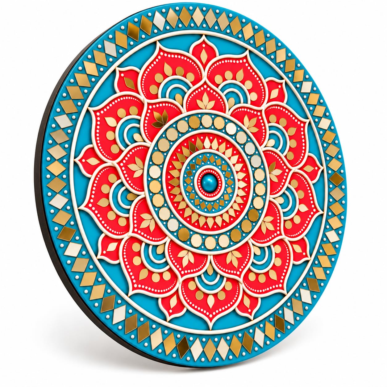 Traditional Mandala Wall Art for Pooja Room Decoration