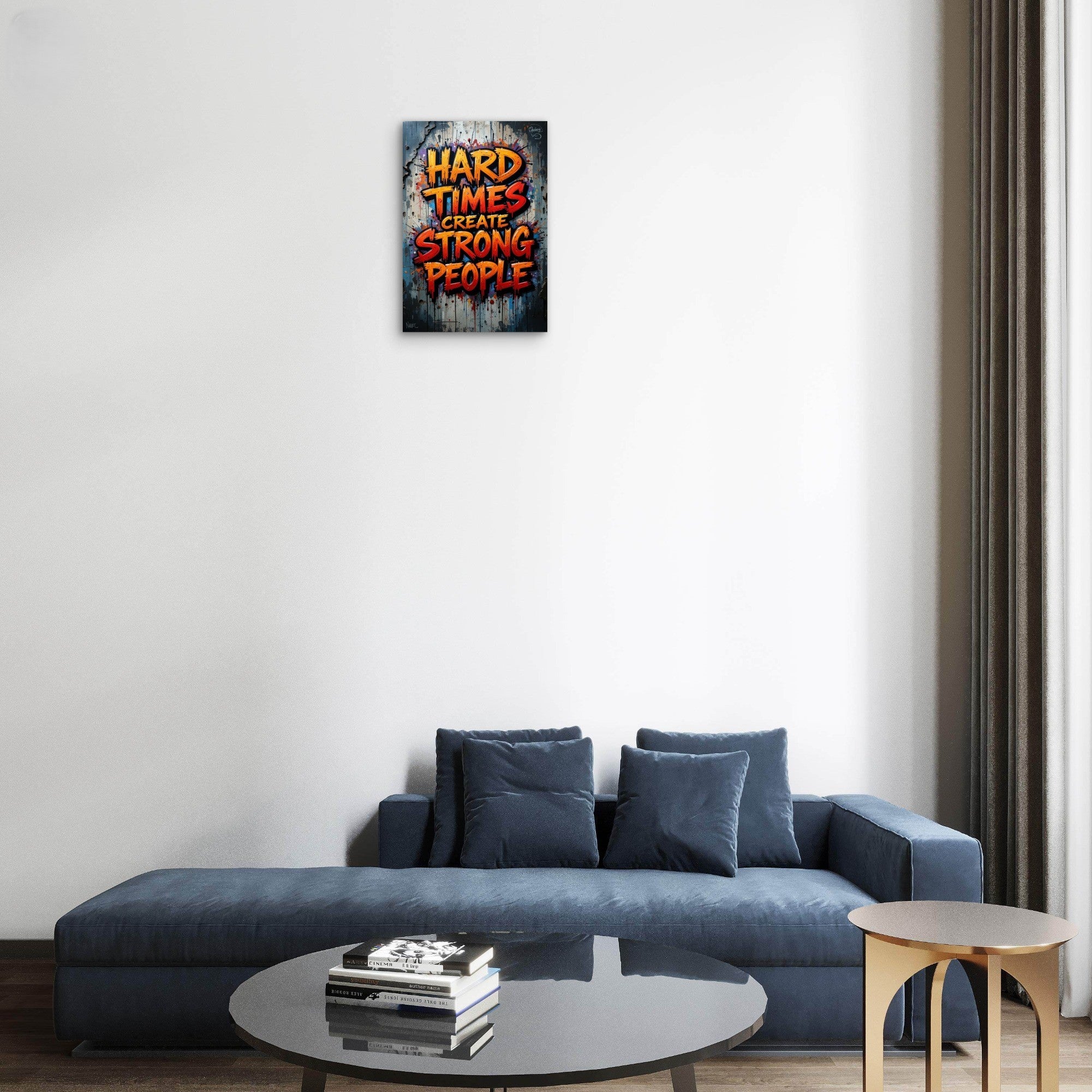 positive mindset wall decor metal poster