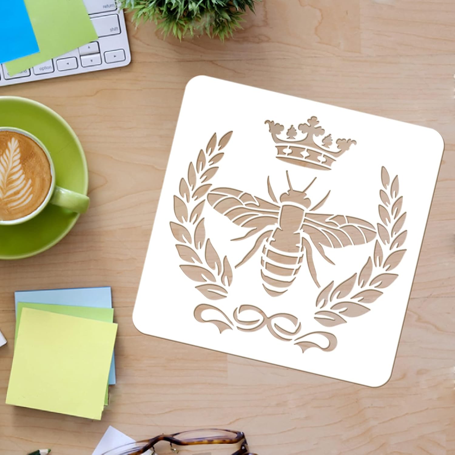 laurel wreath stencil
