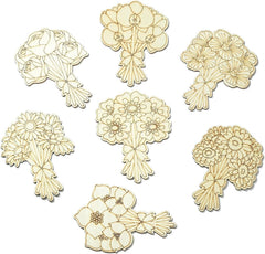 floral wood shapes for painting