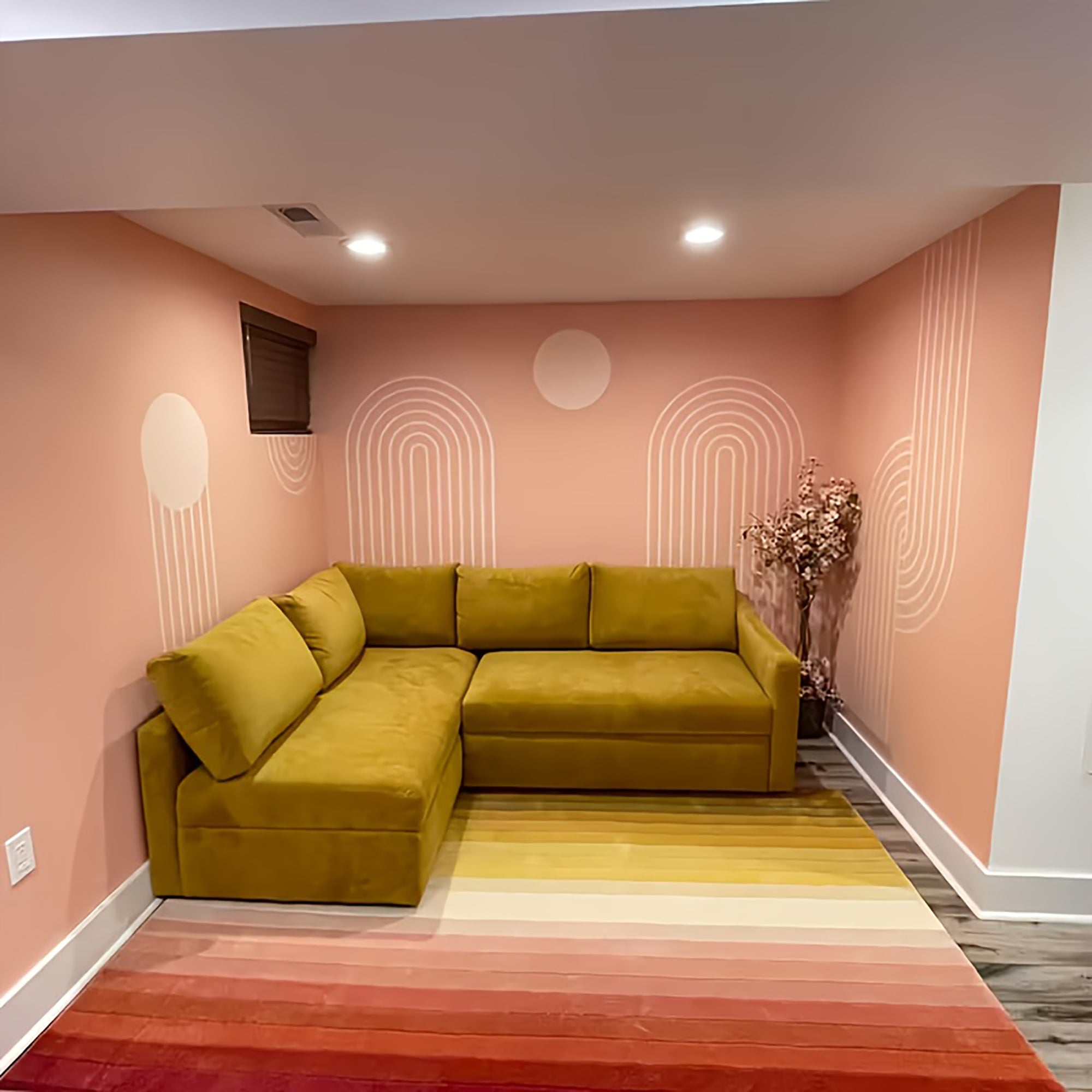 wall design stencil for home decor projects