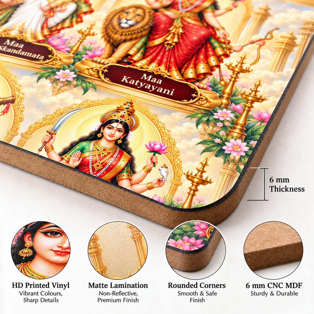 Navdurga wall art for Navratri