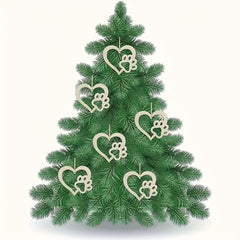 wooden holiday decorations