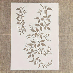 Leaf design stencil for Eid decoration