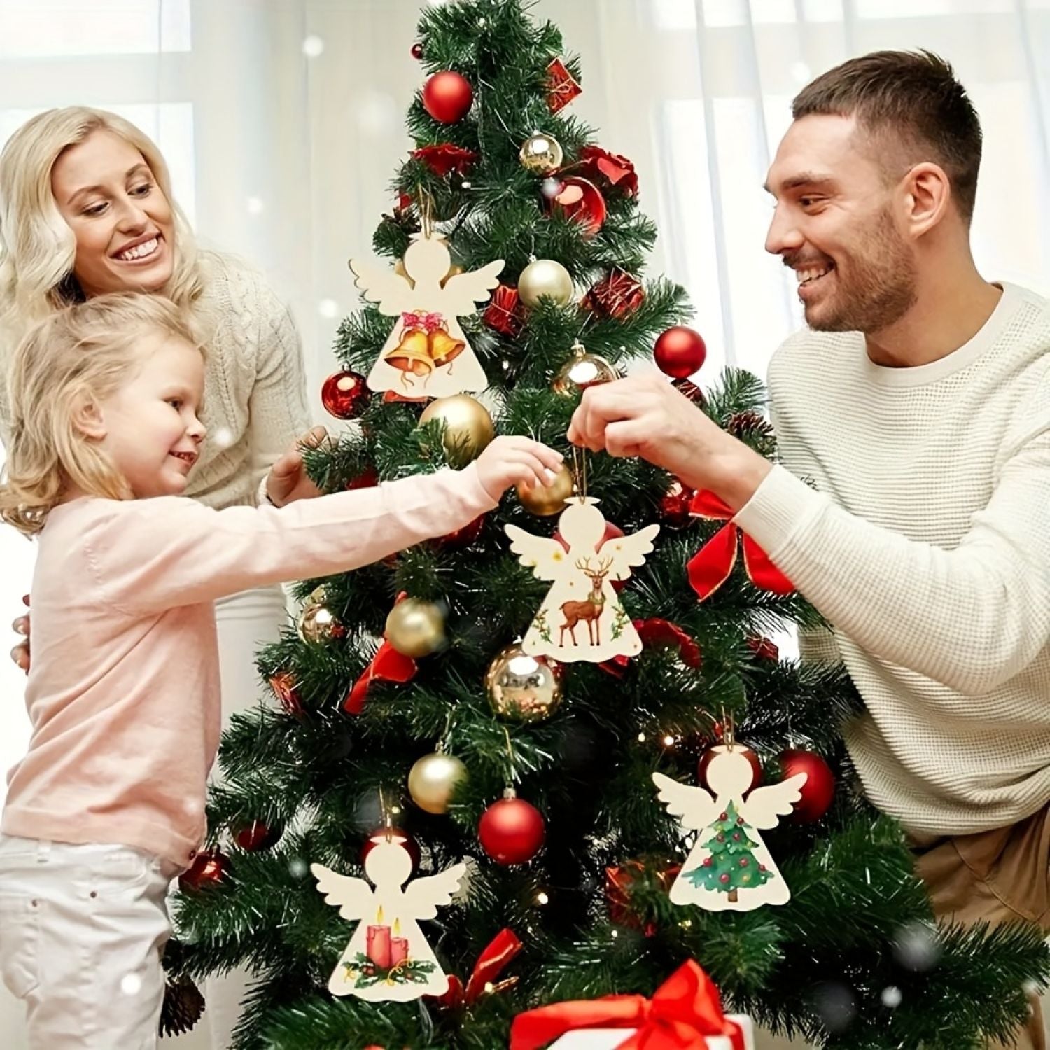 Merry Christmas angel decor