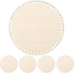Set of round, beige paper doilies with cut-out patterns on a white background