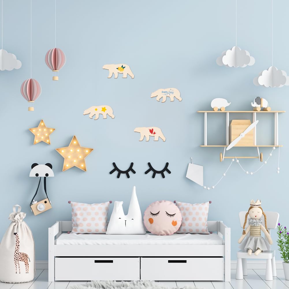 wood bear blank slices