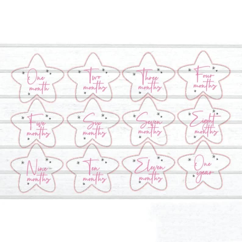 baby milestone cards with magnets