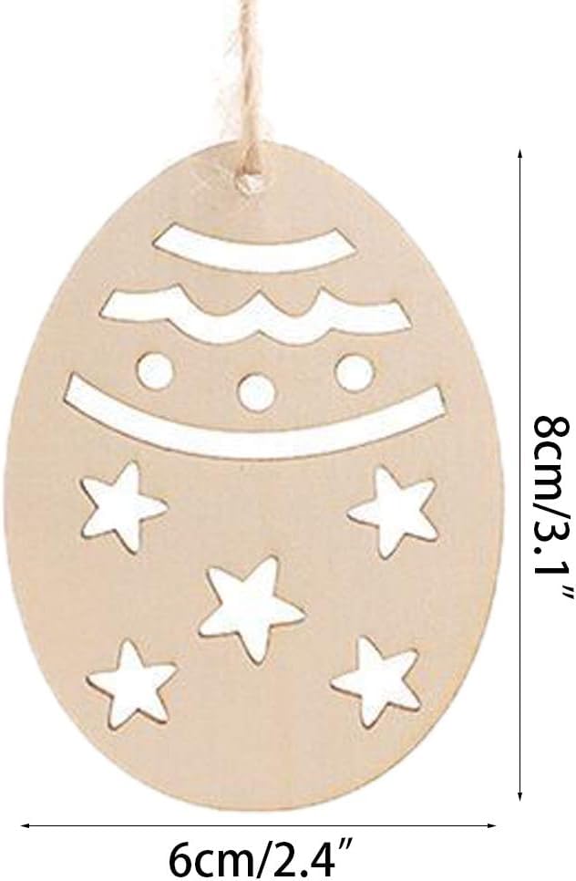 Decorative wooden ornament with Christmas tree and star designs, shown with measurements.