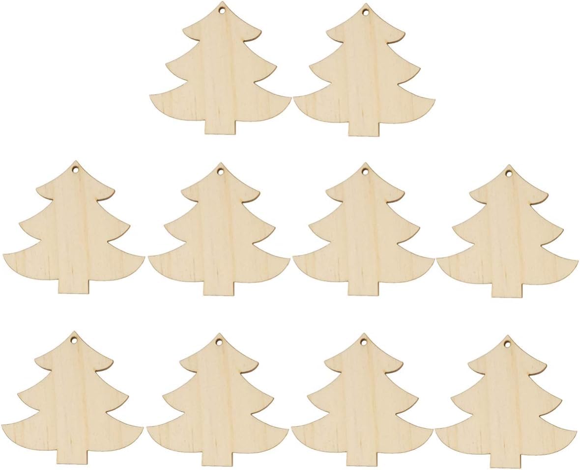 gift tag wooden Christmas ornaments