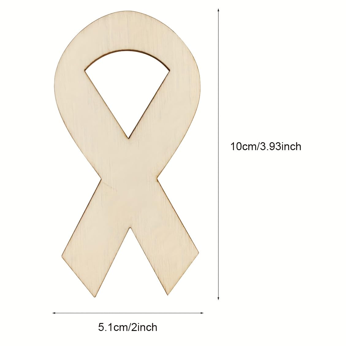 DIY wooden ribbon shapes