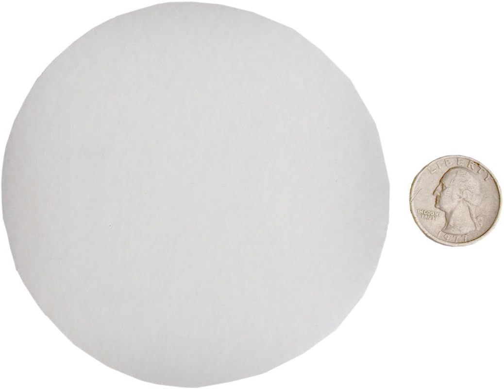 Soft fabric felt rounds for sewing and quilting