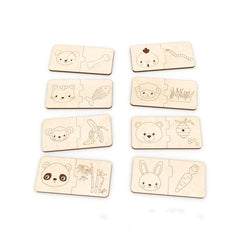 Cliths Montessori Wooden Puzzles Pack of 8 Educational Toys for Toddlers Early Learning Games Brain Teaser