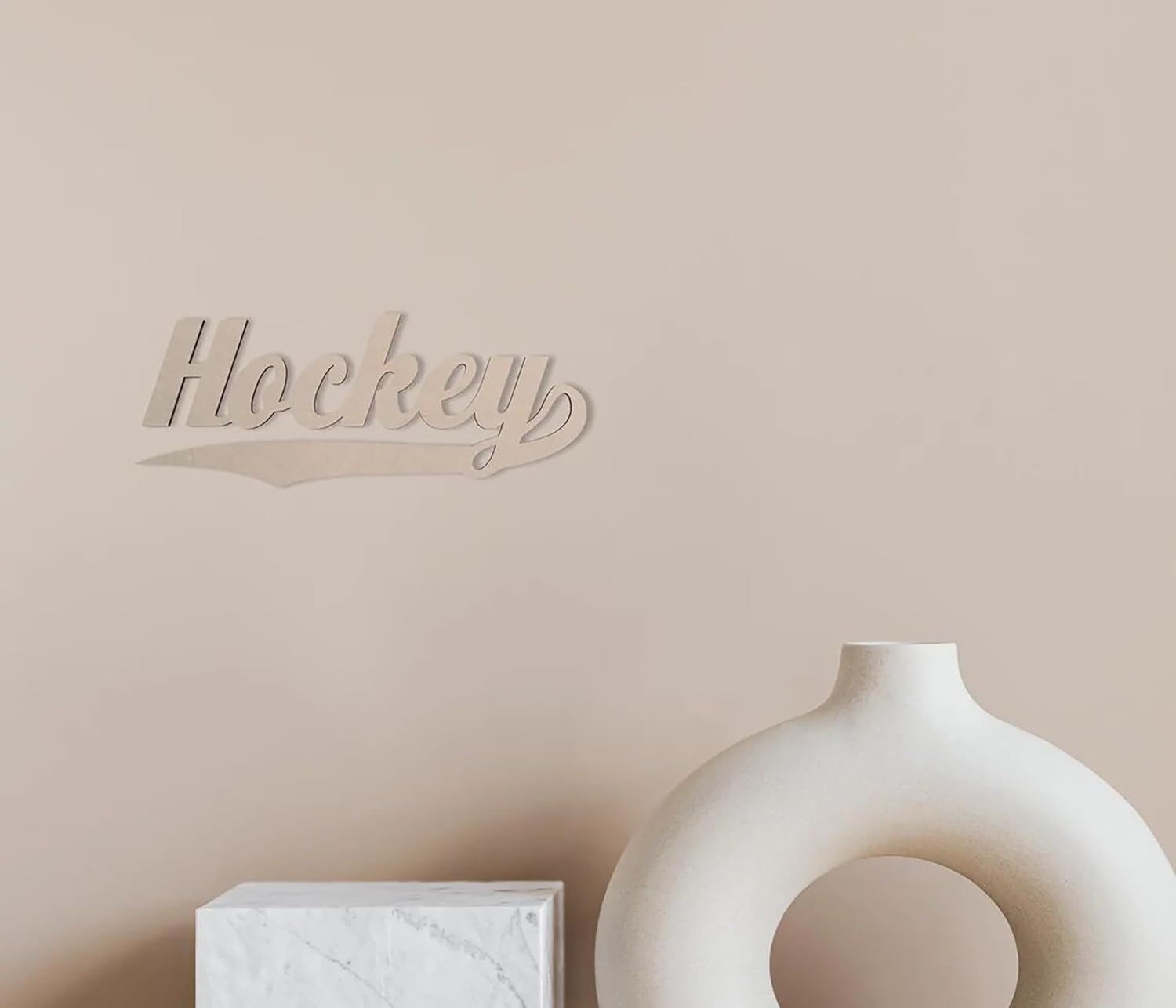 paintable hockey sign mdf