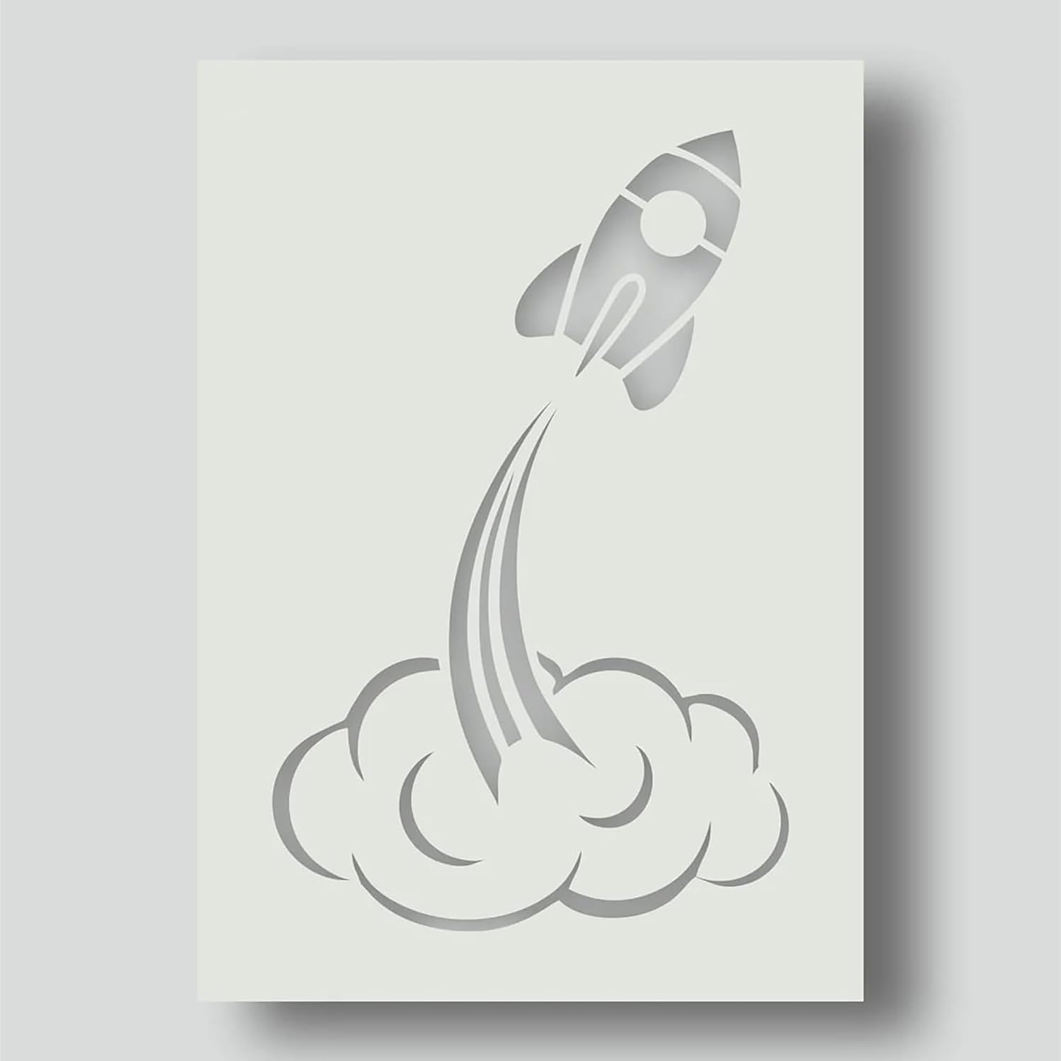 rocket stencils for canvas painting