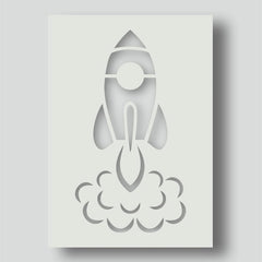 DIY rocket craft stencils