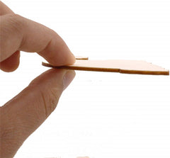 Wooden Santa hat ornaments