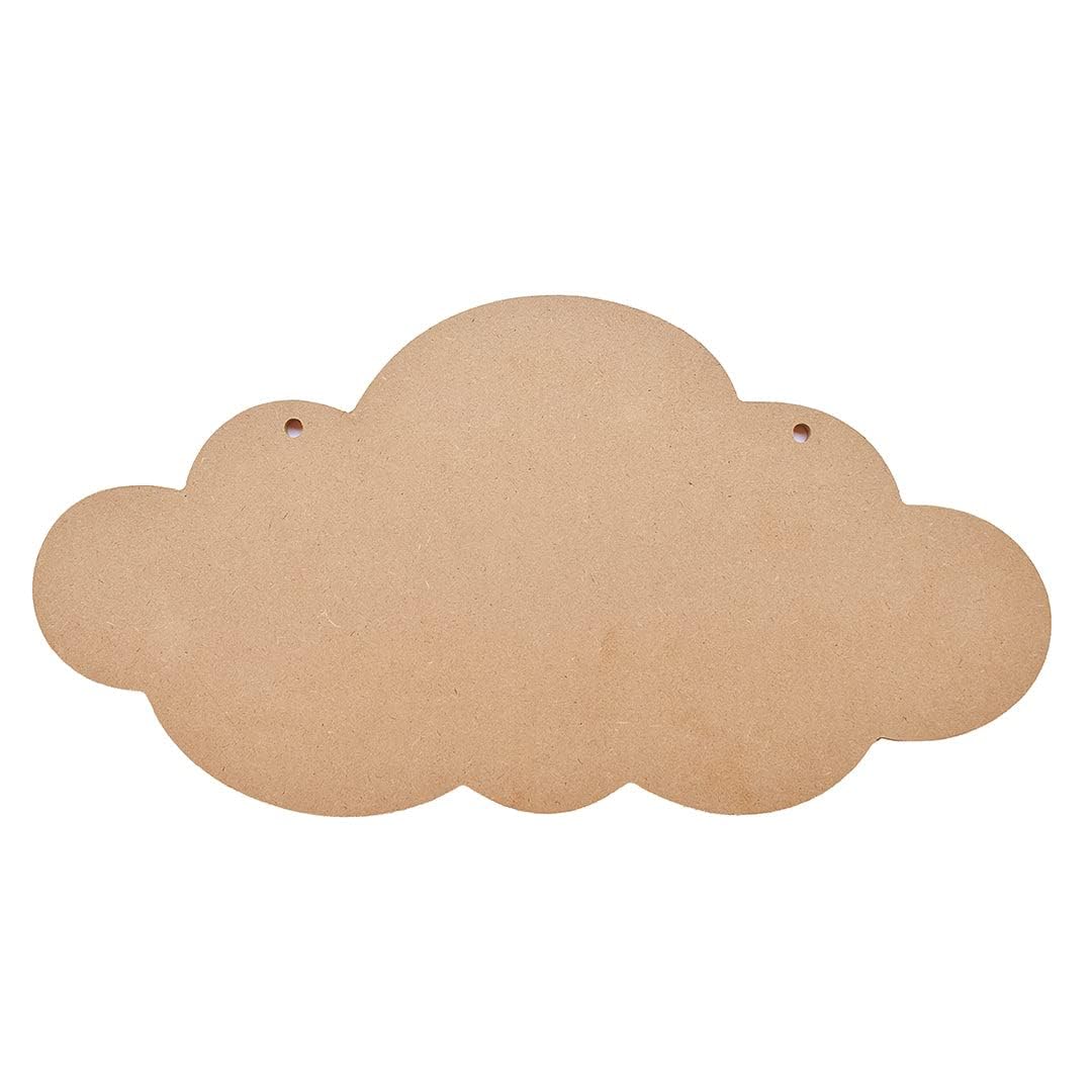 Brown cloud-shaped object on a white background
