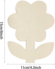 Wooden sunflower shapes for decoration